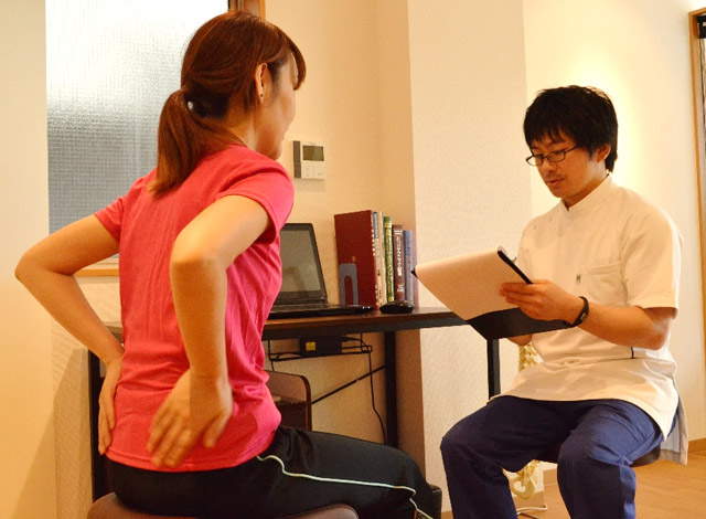 丁寧にカウンセリング